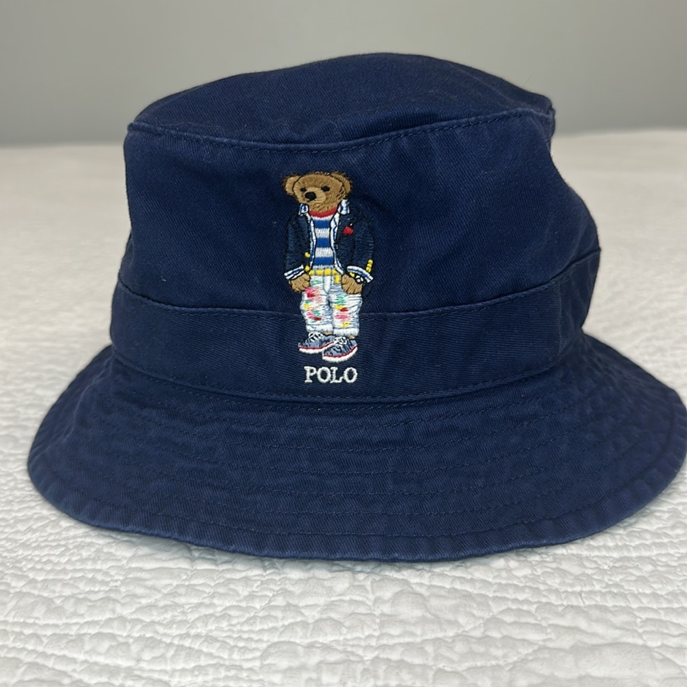 Ralph Lauren Polo Bear Men’s Navy Bucket Hat